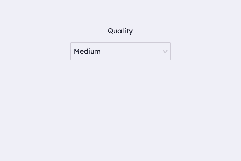 Dropdown Widget
