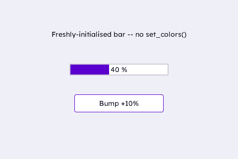 Progress Bar Widget