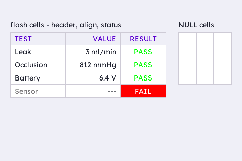 Table Widget